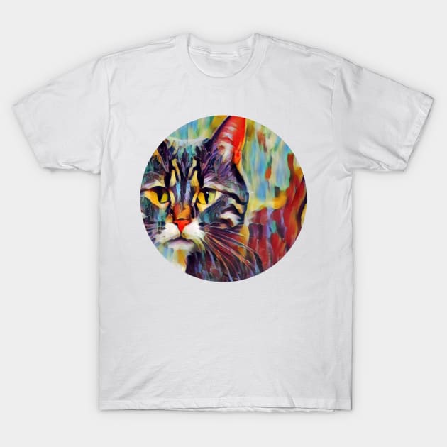 Adorable floppy cat T-Shirt by GoranDesign